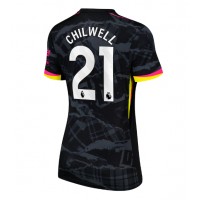 Camisa de Futebol Chelsea Ben Chilwell #21 Equipamento Alternativo Mulheres 2024-25 Manga Curta